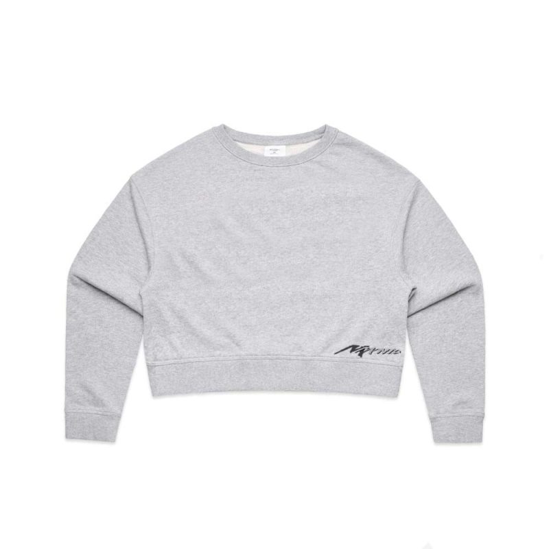 manic crop jumper grey with grey M